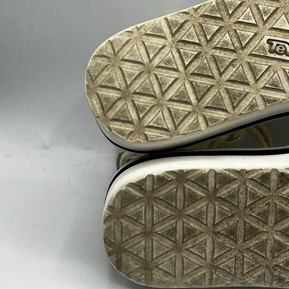 Teva Universal Mesh Print Strap Platform Womens 8 White Outdoors Sandals 1102451 - Picture 10 of 11